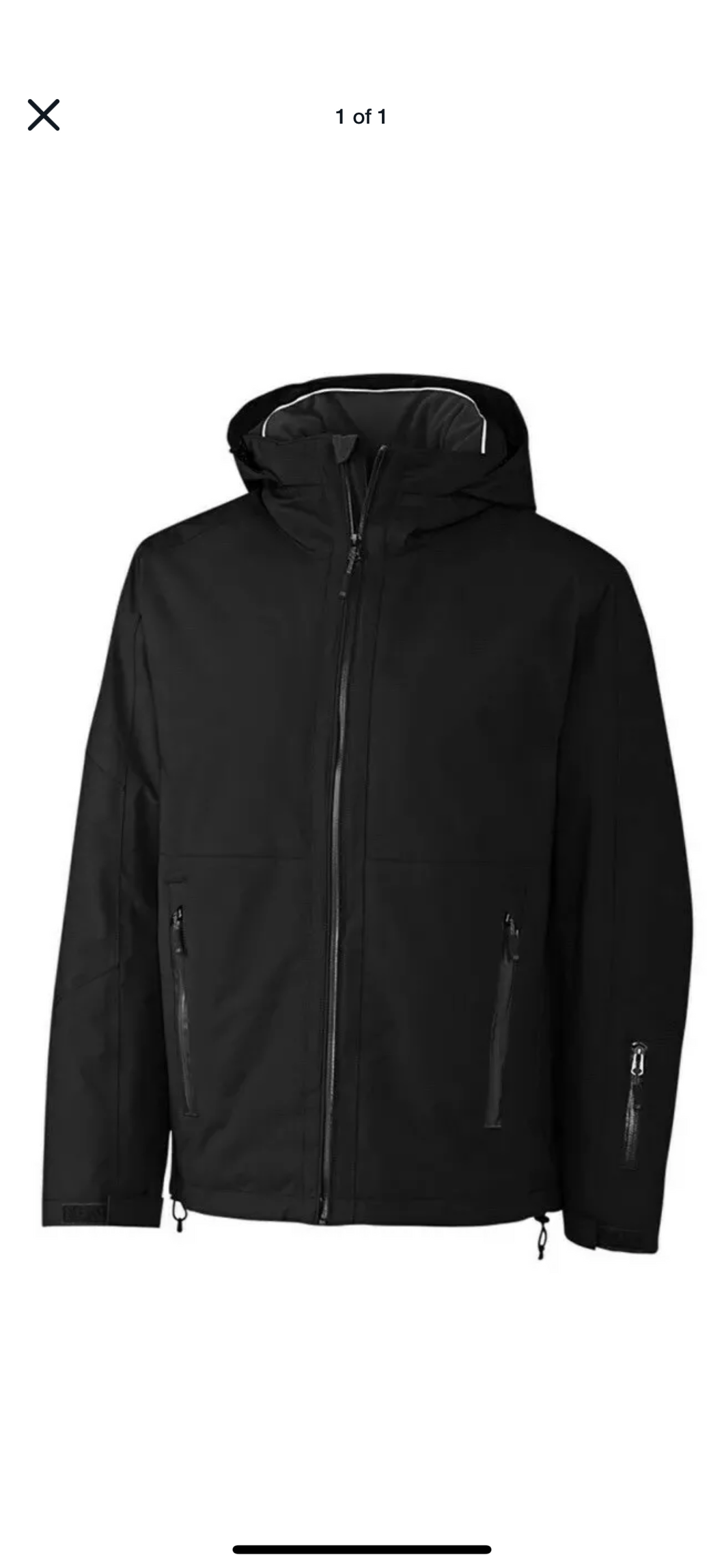 Cutter and Buck Alpental Jacket MCO09821 Black Large