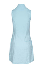 Greg Norman FLARE ZIP DRESS Size: Medium Pure Aqua G2S22K470