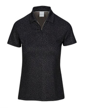 Dunning Golf Nora Zip Golf Shirt D2S22K272 Size: Medium Black