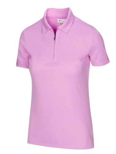 Greg Norman ML75 ZIP POLO G2S22K468 Primrose Medium