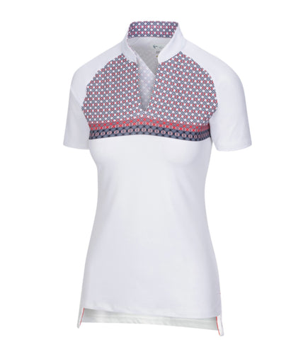 Greg Norman WATERFRONT POLO Size: Medium G2S22K703 White