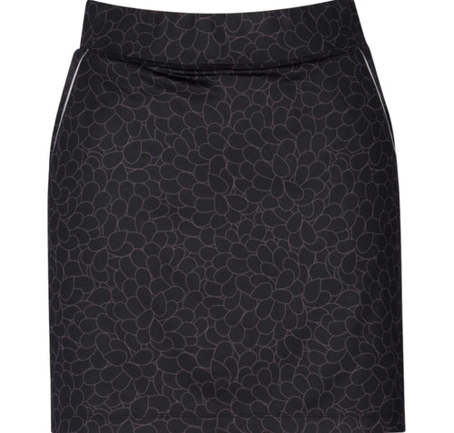 Dunning Golf Erin Knit Skort D2S22R291 Size: Medium Black